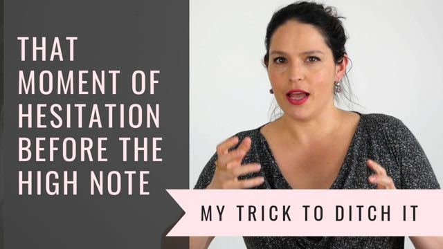 trick to sing high notes